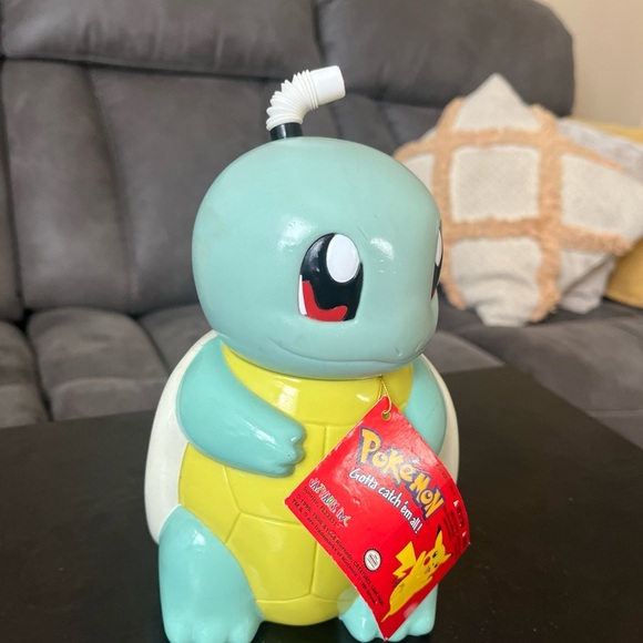 Nintendo 3D Pokemon Sipper Bottle Cup Water Squirtle 1998 Rare 7 Inch - Picture 2 of 6